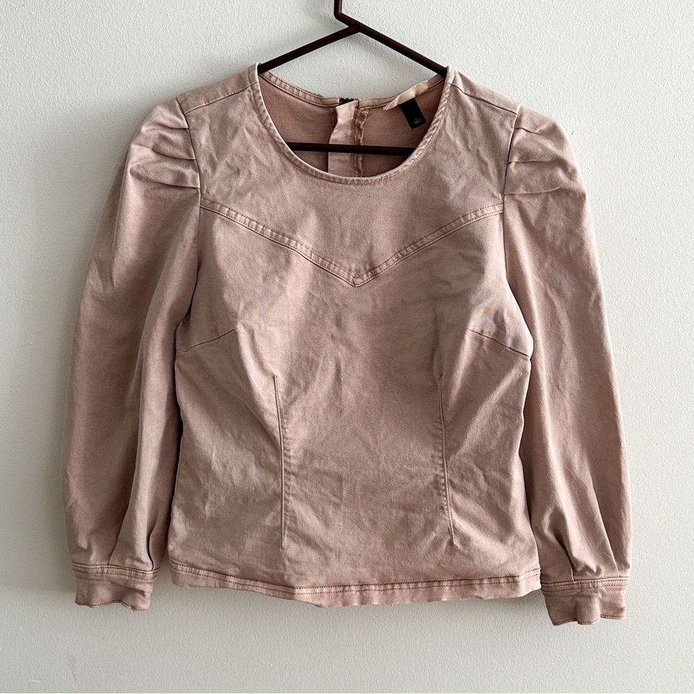 Universal Thread Goods Co. Dusty Pink Long Sleeve Top Size Small